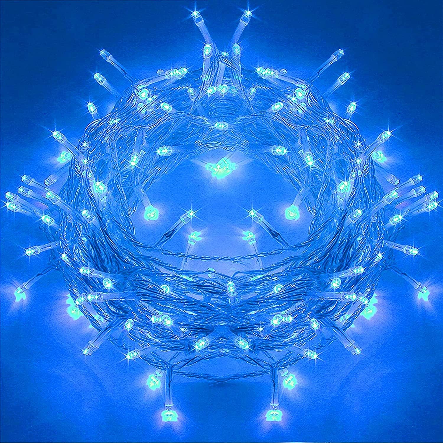 , 200 LED String Light for Christmas Tree,66 Ft Indoor Outdoor Wedding Party Bedroom Multicolor Plug in String Lights 8 Modes Waterproof.