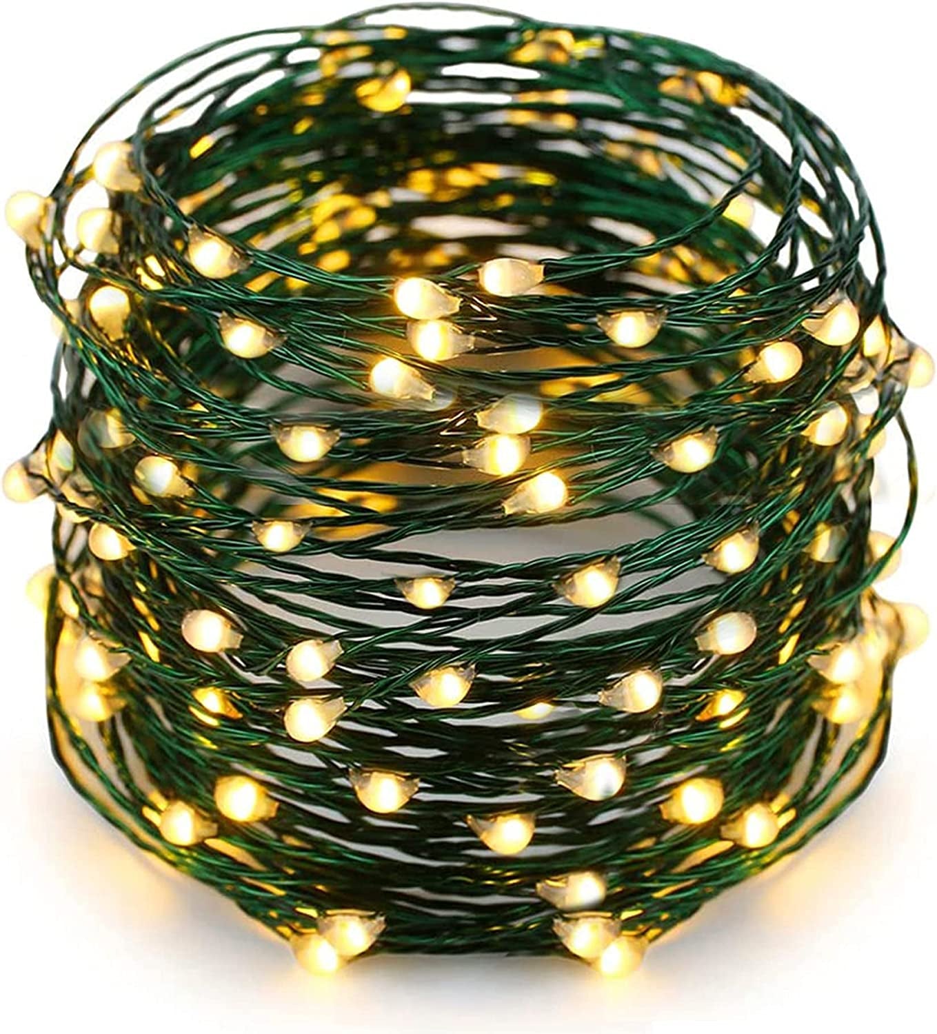 , 200 LED String Light for Christmas Tree,66 Ft Indoor Outdoor Wedding Party Bedroom Multicolor Plug in String Lights 8 Modes Waterproof.