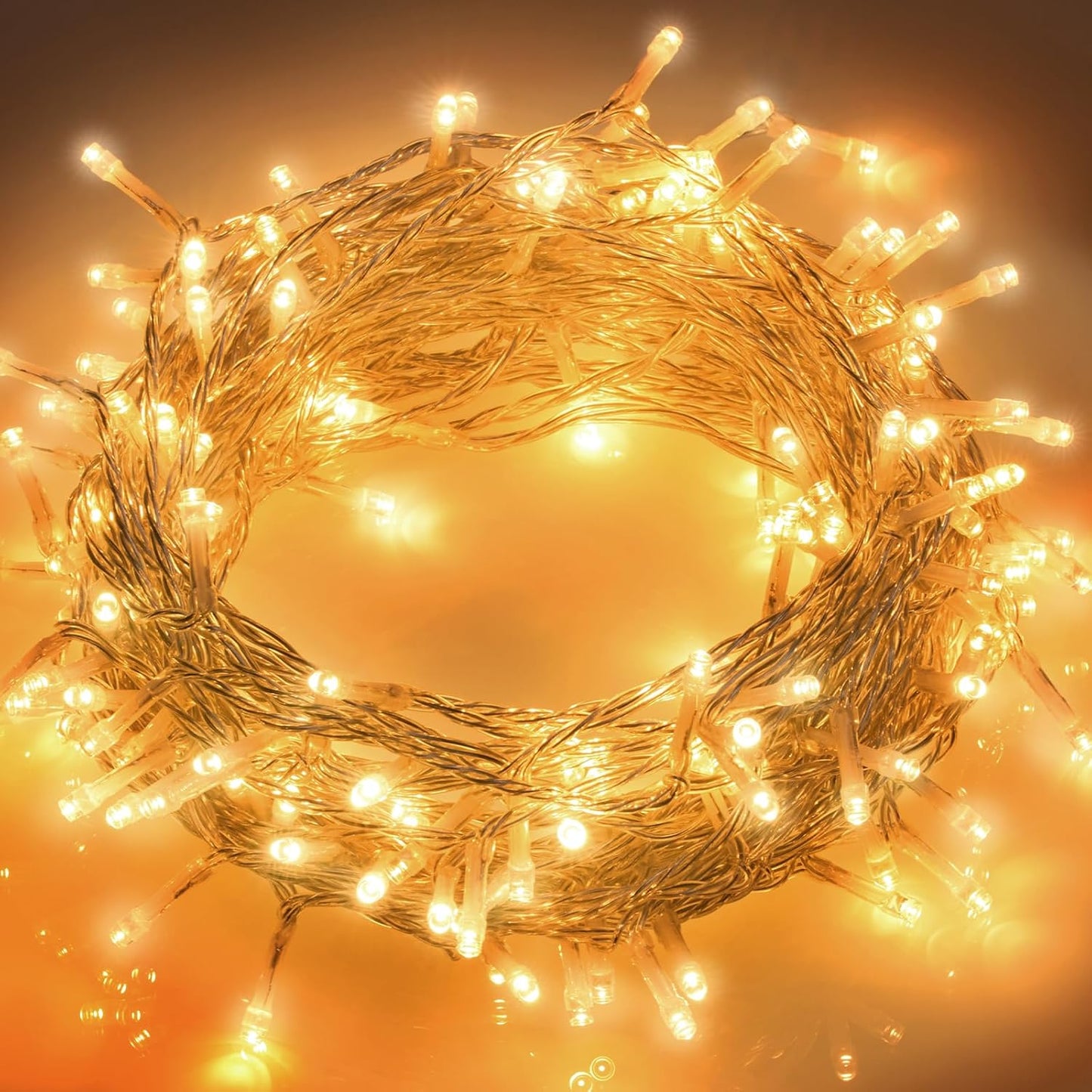 , 200 LED String Light for Christmas Tree,66 Ft Indoor Outdoor Wedding Party Bedroom Multicolor Plug in String Lights 8 Modes Waterproof.