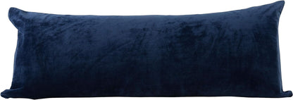 Micromink, Faux Fur, Faux Suede, Faux Velvet Pillow Cover (21"X54" Body Pillow Cover, Baby Yellow)