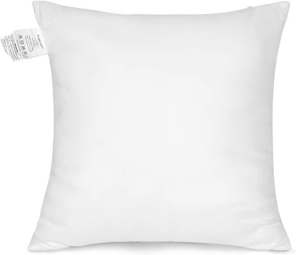 Premium Throw Pillow Insert Square Form Cushion Stuffer for Couch, Sofa, Bed - Indoor Decorative Pillows Inserts 16X16 Inch