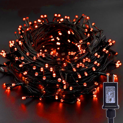 , 200 LED String Light for Christmas Tree,66 Ft Indoor Outdoor Wedding Party Bedroom Multicolor Plug in String Lights 8 Modes Waterproof.