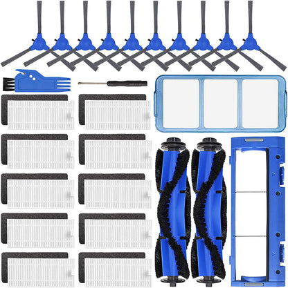 , 15C, 30, 30C, 12, 35C Vacuum Filters, 10 Side Brushes, 8 Filter, 1 Pre Filter, 1 Roller Brush Guard