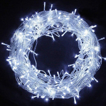 , 200 LED String Light for Christmas Tree,66 Ft Indoor Outdoor Wedding Party Bedroom Multicolor Plug in String Lights 8 Modes Waterproof.