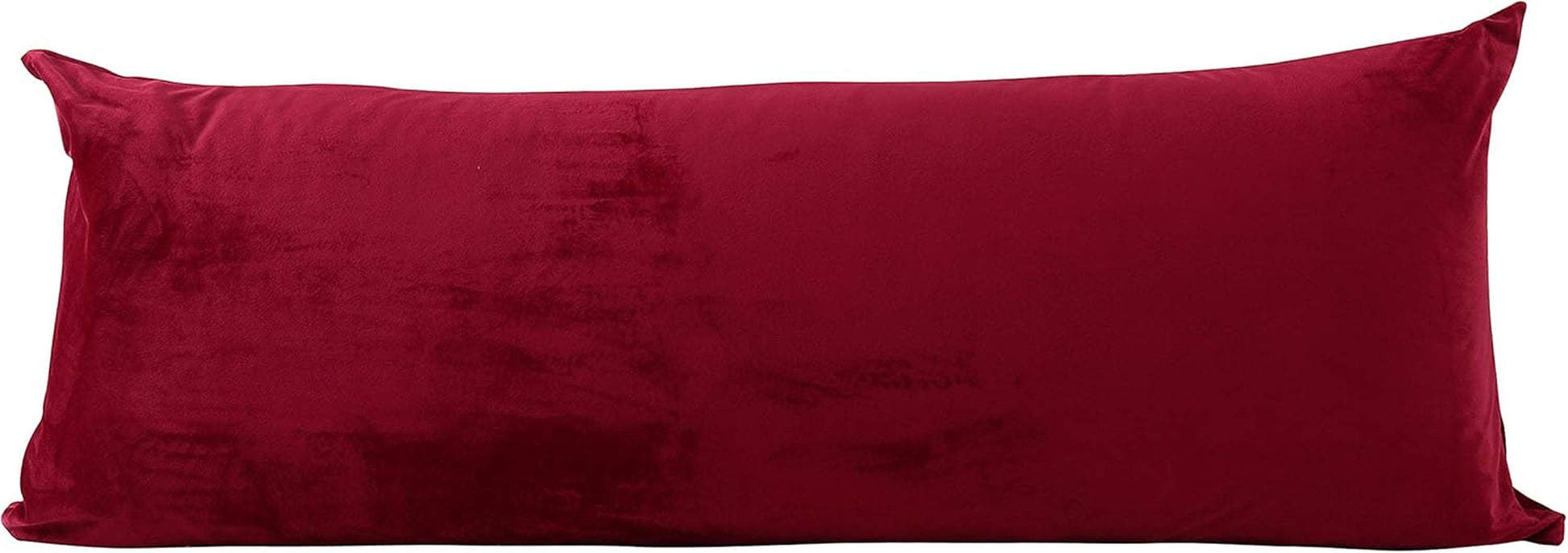 Micromink, Faux Fur, Faux Suede, Faux Velvet Pillow Cover (21"X54" Body Pillow Cover, Baby Yellow)