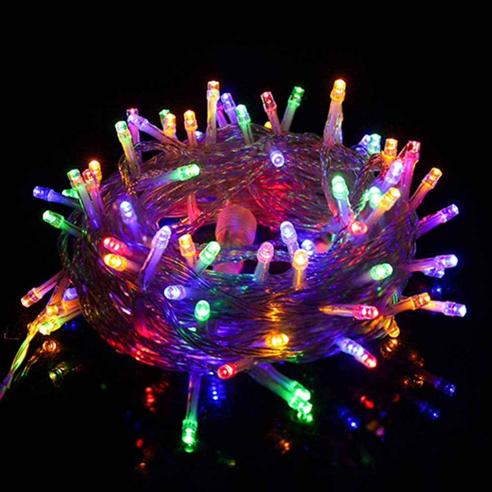 , 200 LED String Light for Christmas Tree,66 Ft Indoor Outdoor Wedding Party Bedroom Multicolor Plug in String Lights 8 Modes Waterproof.